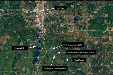 25+ private, undeveloped acres with 2168 feet of golf course on The Loon Golf Resort in Michigan - for sale on GolfHomes.com, golf home, golf lot