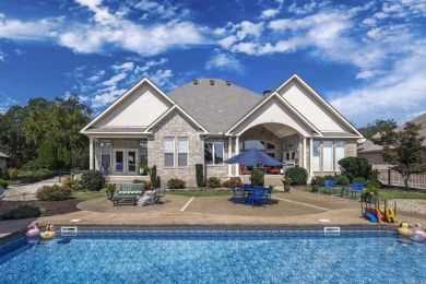 Beautiful one-story Lake Maria home built by Carriage Custom on Isabella Golf Course  in Arkansas - for sale on GolfHomes.com, golf home, golf lot