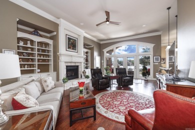 Beautiful one-story Lake Maria home built by Carriage Custom on Isabella Golf Course  in Arkansas - for sale on GolfHomes.com, golf home, golf lot