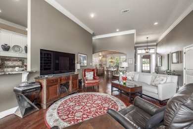 Beautiful one-story Lake Maria home built by Carriage Custom on Isabella Golf Course  in Arkansas - for sale on GolfHomes.com, golf home, golf lot
