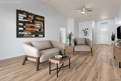 CUSTOM AND LIKE BRAND NEW! BUILT IN 2023, THIS 3 BEDROOM, 2 BATH on Desert Lakes Golf Course in Arizona - for sale on GolfHomes.com, golf home, golf lot