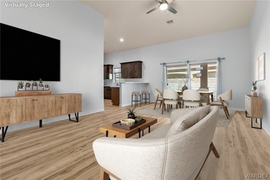 CUSTOM AND LIKE BRAND NEW! BUILT IN 2023, THIS 3 BEDROOM, 2 BATH on Desert Lakes Golf Course in Arizona - for sale on GolfHomes.com, golf home, golf lot