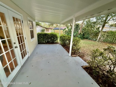 Nestled on a tree-lined dead-end street, this charming CBS-built on Crane Creek Reserve Golf Club in Florida - for sale on GolfHomes.com, golf home, golf lot