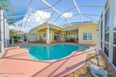 Step into this beautifully maintained pool home in the coveted on Viera East Golf Club in Florida - for sale on GolfHomes.com, golf home, golf lot
