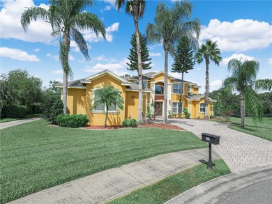 Elegant cul-de-sac home with pool, lake, and nature preserve on The Club at Eaglebrooke in Florida - for sale on GolfHomes.com, golf home, golf lot