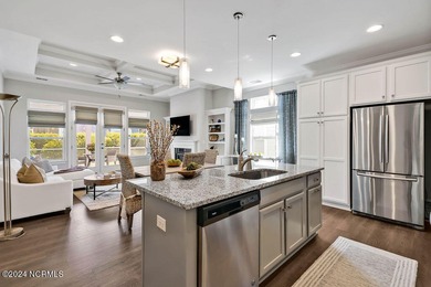 A beautiful and well-maintained home. The Owen, built by True on Cape Fear National At Brunswick Forest in North Carolina - for sale on GolfHomes.com, golf home, golf lot