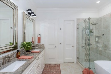 Discover timeless elegance in this stunning two-story home on Cascades Golf Club in Texas - for sale on GolfHomes.com, golf home, golf lot