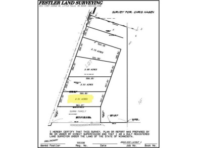 Nestled just south of Little Falls, this stunning 2.51-acre lot on Little Falls Golf Course in Minnesota - for sale on GolfHomes.com, golf home, golf lot