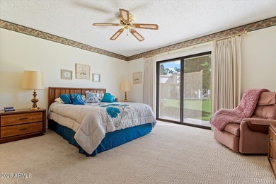 Step into this fully furnished, move-in-ready 2-BD END-UNIT on Fountain of the Sun Country Club in Arizona - for sale on GolfHomes.com, golf home, golf lot