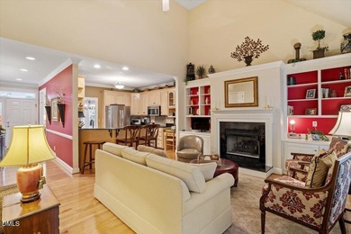 Well-built, one-owner end-unit townhome offering true main-level on Umstead Pines Golf and Swim At Willowhaven in North Carolina - for sale on GolfHomes.com, golf home, golf lot