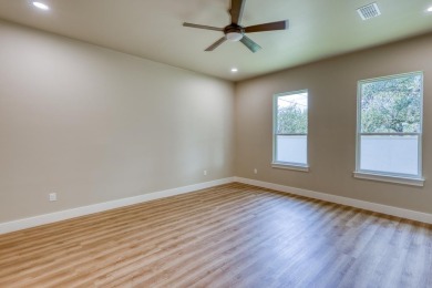 Sleek New transitional home close to the back gate into on Ram Rock Golf Course in Texas - for sale on GolfHomes.com, golf home, golf lot