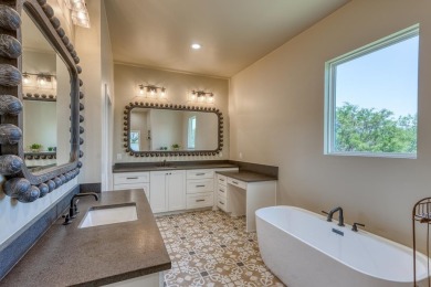 Sleek New transitional home close to the back gate into on Ram Rock Golf Course in Texas - for sale on GolfHomes.com, golf home, golf lot