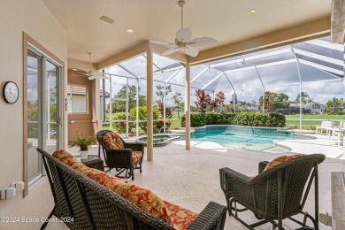 Beautiful Pool home located on the 5th hole of the Challenge on Suntree Country Club in Florida - for sale on GolfHomes.com, golf home, golf lot