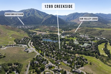Classic Sun Valley Resort condo on Trail Creek, truly Creekside on Sun Valley Resort in Idaho - for sale on GolfHomes.com, golf home, golf lot