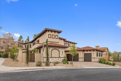 This brand-new LUXURY home in South Shore Country Club offers 5 on South Shore At Lake Las Vegas in Nevada - for sale on GolfHomes.com, golf home, golf lot