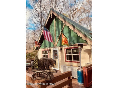 Classic Pocono Chalet in Lake Harmony Estates excellent location on Split Rock Resort and Country Club in Pennsylvania - for sale on GolfHomes.com, golf home, golf lot