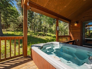 Tucked away amid whispering pines and just a short walk to the on Angel Fire Resort Country Club in New Mexico - for sale on GolfHomes.com, golf home, golf lot