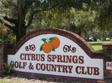 NICE BUILDING LOT LOCATED ON THE 18th FAIRWAY OF THE CITRUS on Citrus Springs Country Club in Florida - for sale on GolfHomes.com, golf home, golf lot