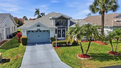 From the moment you step inside, cathedral ceilings fill the on Sabal Springs Golf and Racquet Club in Florida - for sale on GolfHomes.com, golf home, golf lot
