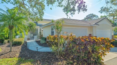 This MOVE-IN READY 2-bedroom, 2-bathroom villa with a den and on University Park Country Club in Florida - for sale on GolfHomes.com, golf home, golf lot