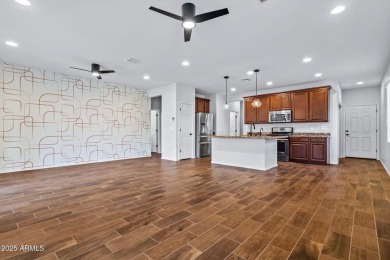 Beautiful 2BR + den home in the 55+ gated community of CantaMia on Estrella Mountain Ranch Golf Course in Arizona - for sale on GolfHomes.com, golf home, golf lot
