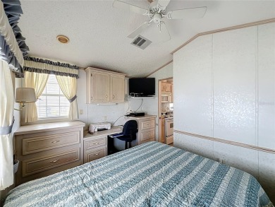 **For Sale: Charming Furnished Single Wide Home in a Vibrant 55+ on Lily Lake Golf and RV Resort in Florida - for sale on GolfHomes.com, golf home, golf lot