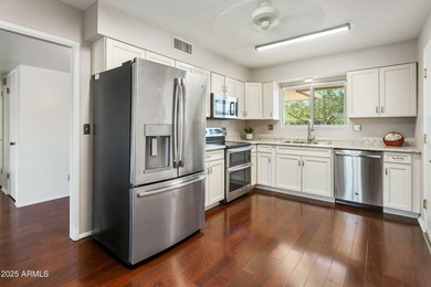 Welcome Home to Effortless Living! This immaculate 3-bedroom on PalmBrook Country Club in Arizona - for sale on GolfHomes.com, golf home, golf lot