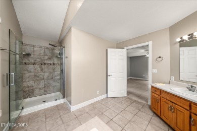 Brick Basement Ranch with two car garage on main level and on Lake Tansi Village Country Club in Tennessee - for sale on GolfHomes.com, golf home, golf lot