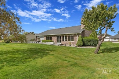 This custom-built home is situated on the 18th fairway of the on Jerome Country Club in Idaho - for sale on GolfHomes.com, golf home, golf lot