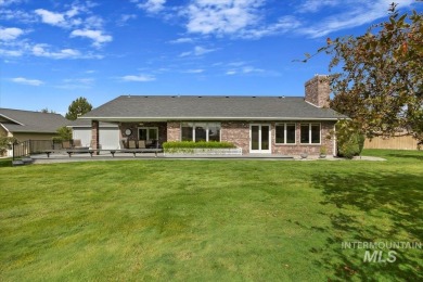 This custom-built home is situated on the 18th fairway of the on Jerome Country Club in Idaho - for sale on GolfHomes.com, golf home, golf lot