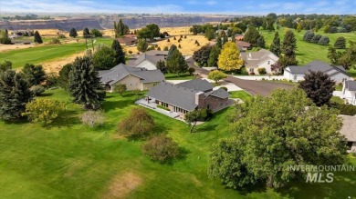 This custom-built home is situated on the 18th fairway of the on Jerome Country Club in Idaho - for sale on GolfHomes.com, golf home, golf lot