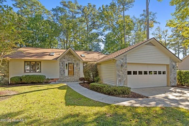 Unique architecture highlights this irresistible one-level home on Brandywine Bay Golf Club in North Carolina - for sale on GolfHomes.com, golf home, golf lot