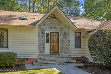 Unique architecture highlights this irresistible one-level home on Brandywine Bay Golf Club in North Carolina - for sale on GolfHomes.com, golf home, golf lot