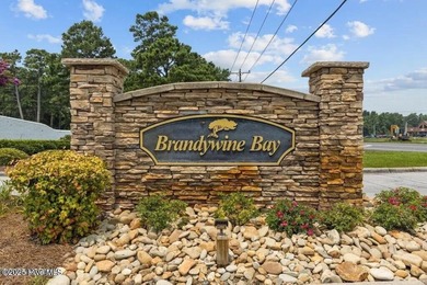 Unique architecture highlights this irresistible one-level home on Brandywine Bay Golf Club in North Carolina - for sale on GolfHomes.com, golf home, golf lot