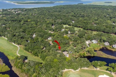 Nestled beneath the island's moss-draped live oaks and palms on The Seabrook Island Club in South Carolina - for sale on GolfHomes.com, golf home, golf lot