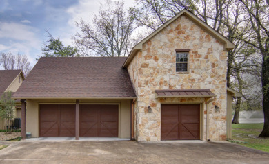 Perfect Blend of Rustic Charm & Modern Elegance on Links At Lands End in Texas - for sale on GolfHomes.com, golf home, golf lot