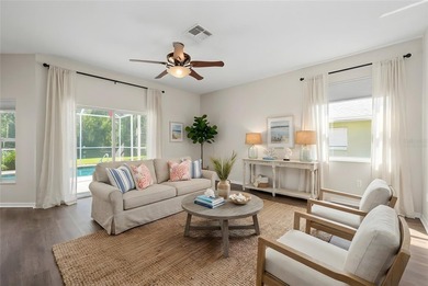 One or more photo(s) has been virtually staged. Pool Home with on The Eagles Golf Course and Club in Florida - for sale on GolfHomes.com, golf home, golf lot