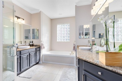 Not your typical golf-front home--this beautifully upgraded on Stoneybrook West in Florida - for sale on GolfHomes.com, golf home, golf lot