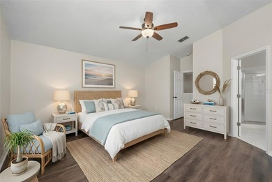 One or more photo(s) has been virtually staged. Pool Home with on The Eagles Golf Course and Club in Florida - for sale on GolfHomes.com, golf home, golf lot