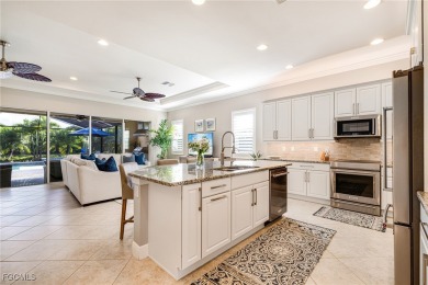 This stunning property is a must-see! The popular San Remo Floor on Pelican Preserve Golf Club in Florida - for sale on GolfHomes.com, golf home, golf lot