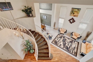 Entertainer's Dream with Pool, Spa & Sauna in Guard-Gated Rhodes on Rhodes Ranch Golf Club in Nevada - for sale on GolfHomes.com, golf home, golf lot