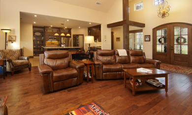 Perfect Blend of Rustic Charm & Modern Elegance on Links At Lands End in Texas - for sale on GolfHomes.com, golf home, golf lot