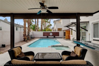 Entertainer's Dream with Pool, Spa & Sauna in Guard-Gated Rhodes on Rhodes Ranch Golf Club in Nevada - for sale on GolfHomes.com, golf home, golf lot