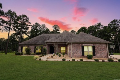 Built in 2018, this stunning custom home sits right on the #5 on Mystic Creek Golf Club in Arkansas - for sale on GolfHomes.com, golf home, golf lot