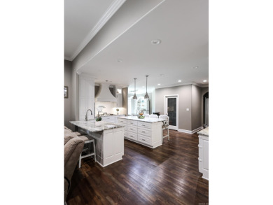 Built in 2018, this stunning custom home sits right on the #5 on Mystic Creek Golf Club in Arkansas - for sale on GolfHomes.com, golf home, golf lot