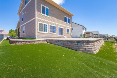 Welcome to this stunning two-story home that backs to Green on Green Valley Ranch Golf Club in Colorado - for sale on GolfHomes.com, golf home, golf lot