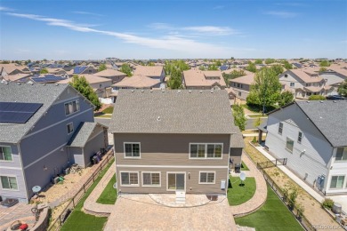 Welcome to this stunning two-story home that backs to Green on Green Valley Ranch Golf Club in Colorado - for sale on GolfHomes.com, golf home, golf lot