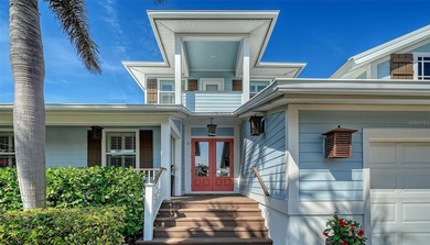 Nestled at one of the highest elevations on Anna Maria Island on Key Royale Club in Florida - for sale on GolfHomes.com, golf home, golf lot