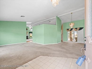 Spacious 3/2/2 well-maintained pool home with split floor plan on Seven Hills Golfers Club in Florida - for sale on GolfHomes.com, golf home, golf lot