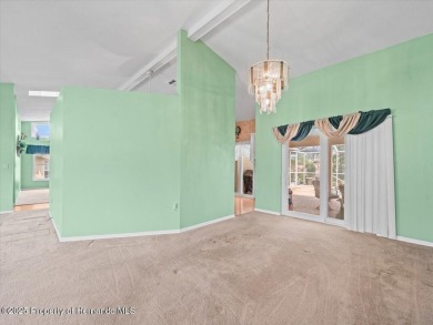 Spacious 3/2/2 well-maintained pool home with split floor plan on Seven Hills Golfers Club in Florida - for sale on GolfHomes.com, golf home, golf lot